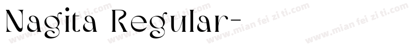Nagita Regular字体转换